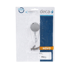 Cabide para Banheiro 1Gancho Metal Brilhante Prata Net Deca