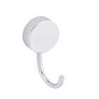 Cabide para Banheiro 1Gancho Metal Brilhante Prata Net Deca