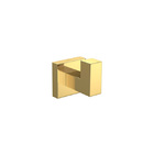 Cabide para Banheiro 1Gancho Metal Brilhante Gold Quadratta Deca