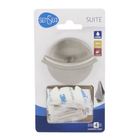 Cabide para Banheiro 2 Ganchos Metal Suite Sensea