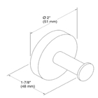 Cabide para Banheiro Elate Cromado Kohler