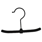 Cabide para Gravatas Veludo Preto Spaceo