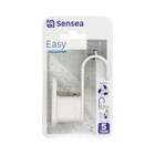 Cabide para Porta ABS 8,1x2,6x6,3cm Easy Branco Sensea