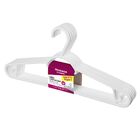 Cabide Para Roupas 6 Peças De Plástico 40 Cm Pendura Mais Bra