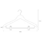 Cabide para Roupas em Geral Madeira Spaceo