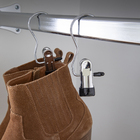 Cabide para Sapatos Metal Preto Spaceo