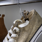 Cabide para Sapatos Metal Preto Spaceo