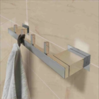 Cabide Para Toalha [4 Ganchos] Aço Inox 304 [r-c4]