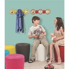 Cabide Plastico Monobloco Bola Rosa