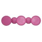 Cabide Plastico Monobloco Bola Rosa