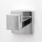 Cabide Quadrado Inox Para Banheiro Cromado