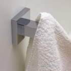 Cabide Simples Para Banheiro Lavabo Cromado Quadrado C6953f