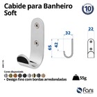 Cabide Soft Champanhe Fani