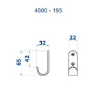 Cabide Soft Preto Fosco Fani