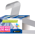 Cabide Tintureiro Cromado - Kit Com 10 Peças - Cód 07865