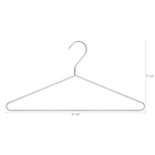 Cabide Tintureiro Cromado Organização Roupa Armario