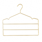 Cabide Triplo para Calça Dourado Arthi