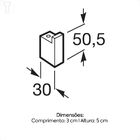 Cabide Verso Cromado - Roca