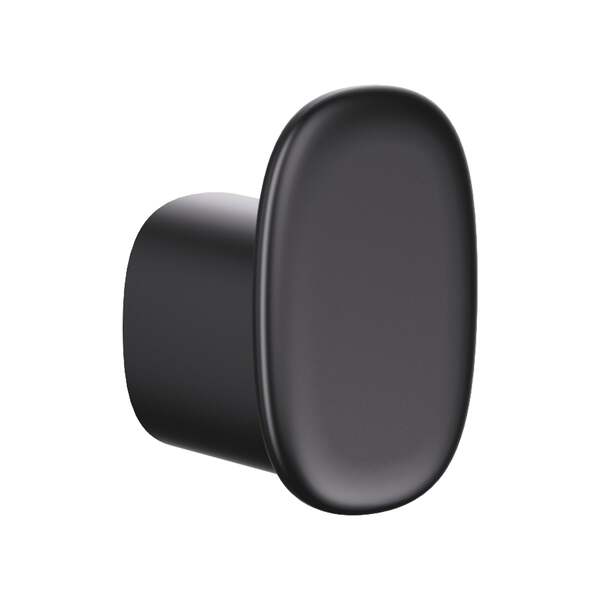 Cabide Zinco e Aço 4,9x2,9x3,6cm Remix Preto Sensea