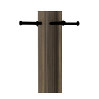 Cabideiro 165,5X38,2X33cm Madeira Nogal e Preto TecnoMobili