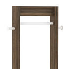 Cabideiro 165,5X43X33cm Madeira Nogal e Branco TecnoMobili
