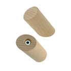 Cabideiro 1 gancho de Madeira Marrom Spaceo