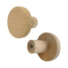 Cabideiro 1 gancho de Madeira Marrom Spaceo