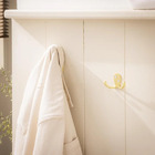 Cabideiro 1 gancho de Metal Prata Spaceo