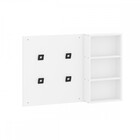 Cabideiro 2 Prateleiras Branco Tx - Móveis Bentec