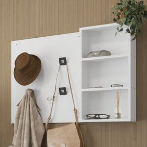 Guarda-roupa Closet 1 Cabideiro Kappesberg Adapt Branco 71cm | Leroy Merlin