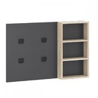 Cabideiro 2 Prateleiras Espresso/aveiro - Móveis Bentec