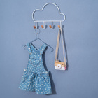 Cabideiro 4 Ganchos Madeira Branco Nuvem Oikos