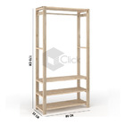 Cabideiro  Para Espaço Interno  Compacto