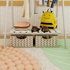 Cabideiro Arara De Roupas Infantil Com Prateleira Ludika Mobí