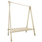 Cabideiro Arara De Roupas Infantil Com Prateleira Ludika Mobí