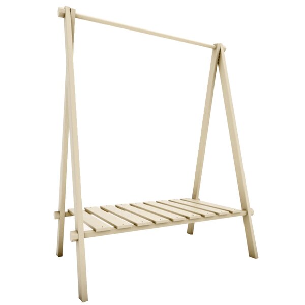 Cabideiro Arara De Roupas Infantil Com Prateleira Ludika Mobí