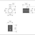 Cabideiro - Bronze - Kromma Kr430