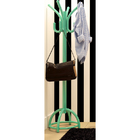 Cabideiro Chão 8 Ganchos Aço Verde 150x37cm Água Moura e Milani