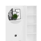 Cabideiro Com Espelho Flow Branco