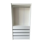 Cabideiro Com Gaveta 100% Mdf  Branco - Suprema Móveis