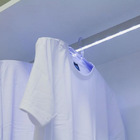 Cabideiro Com Led Retangular 800mm Com Suporte Lateral E Sens