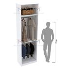 Cabideiro Com Maleiro M270.b (closet, Loja Ou Casa) 2,40a