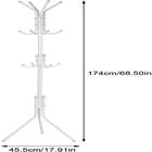 Cabideiro De Chao 12 Ganchos Mancebo Desmontavel Arara Roupas