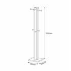 Cabideiro De Chão Multimóveis Cr35004 Amendoa/branco