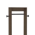 Cabideiro De Chão Multimóveis Cr35005 Nogal/preto