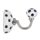 Cabideiro de Encaixe até 1kg Zamac Bolinha Preta 1 und Vênus Victrix