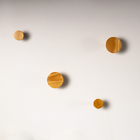 Cabideiro De Madeira Guaratiba Mixed - 4 Unidades