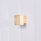 Cabideiro De Madeira Quadrado 3 Unidades