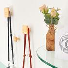 Cabideiro De Madeira Quadrado 3 Unidades