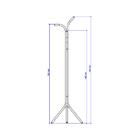 Cabideiro De Metal Ouro Velho Carraro